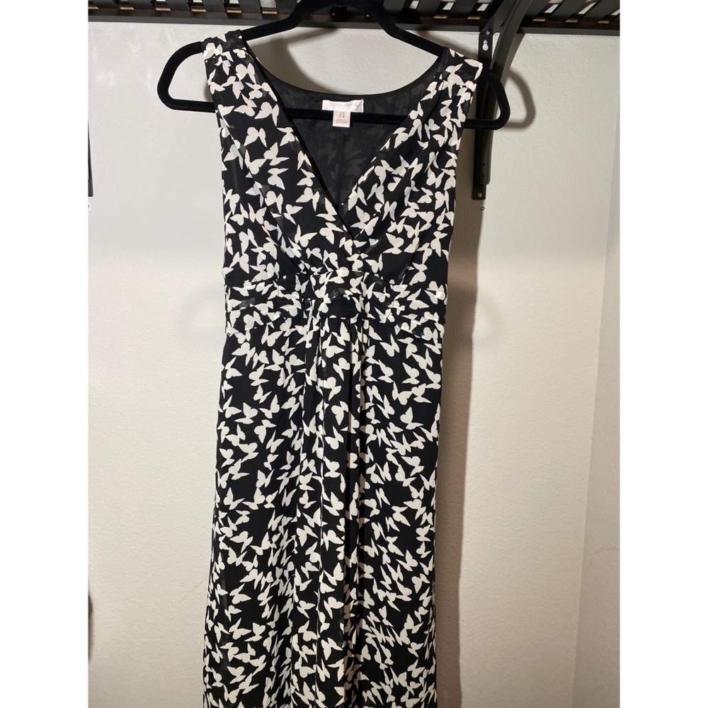 Motherhood maternity short sleeve butterfly dress